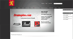 Desktop Screenshot of drumsplus.com